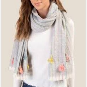 Francesca's Women's Tassel Scarf Boho Chic Wrap NWT